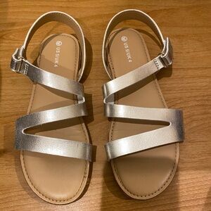 Gold Strappy Sandals